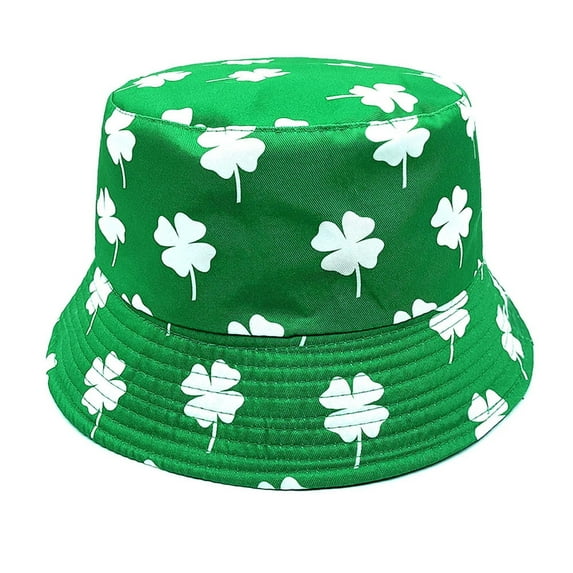 WRFWUL St Patricks Day Bucket Hat for Men and Women Funny St Pattys Irish Green Shamrock Hats