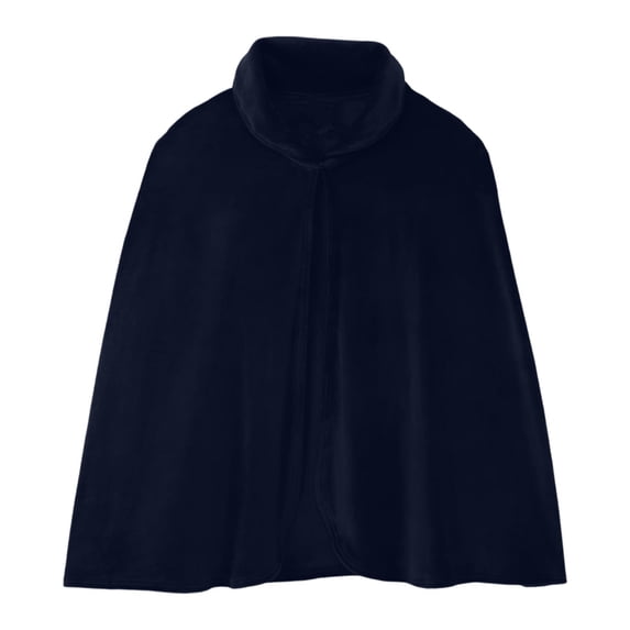 WRFWUL Unisex Halloween Velvet Short Cape Medieval Renaissance Stand Collar Button Shawl Cosplay Thick Cloak
