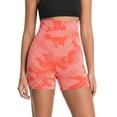 thumbnail image 1 of WRFWUL Womens High Waisted Camo Print Biker Shorts Stretchy Tummy Control Seamless Workout Pants Gym Yoga Running Leggings, 1 of 4