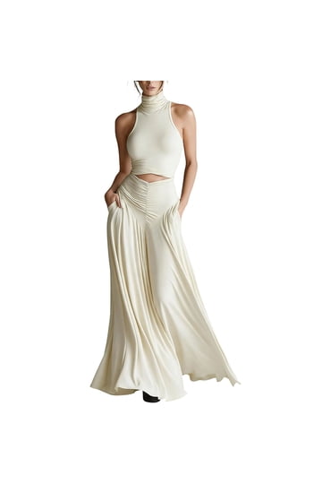2 piece casual dresses White Two for Women Overcoat Length in Inches:34 Sibling casual cute casual two piece dress Jasella Embellished Corset Gown while the skirt features
