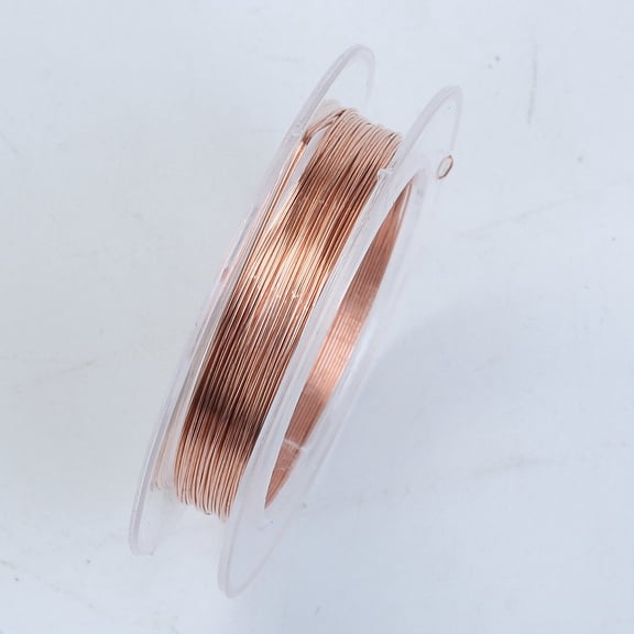 WRG1-101-28G Rose Gold Color Wire 28 Gauge
