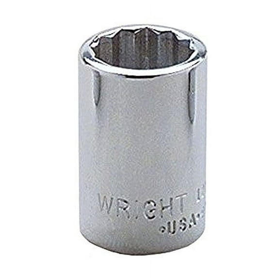 WRIGHT TOOL 2116 1/2" 1/4"DR STANDARD SOCKET 12-POINT