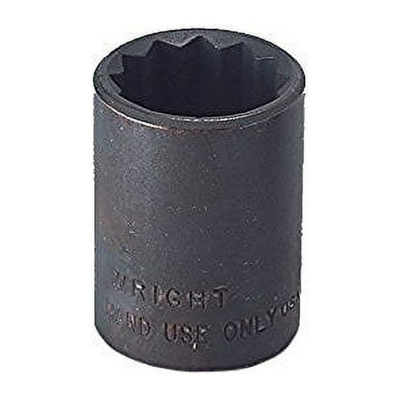 WRIGHT TOOL 34116 1/2 STANDARD SOCKET 1/2DRIVE 12PT.