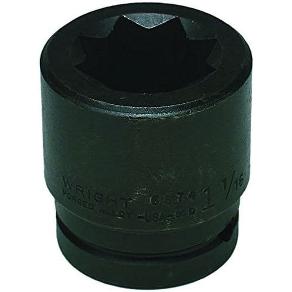 WRIGHT TOOL 6876 1-1/8" 3/4"DR 8PT. DOUBLE SQUARE IMPACT RAIL
