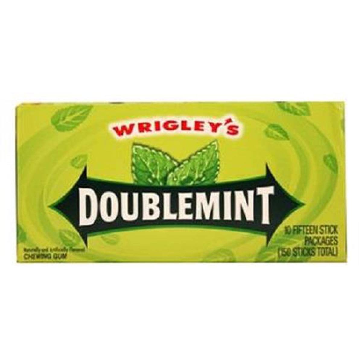 Wrigleys Gum Plen T Pak Doublemint 15 Stk Each 10 In A Pack