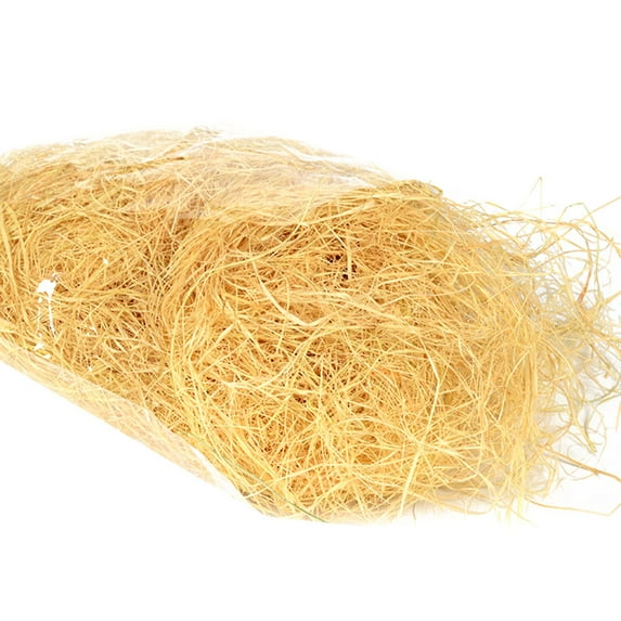 WRISTBIQUE 1 Pack Raffia Shredded Filler for Crafting and Filling Material 5.5x3.5x2in