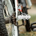 thumbnail image 1 of WRISTBIQUE White Steel Rear Footrests for Mountain Bikes, Nonslip Design Passenger Foot Pegs for Bike Riding, 1 of 7