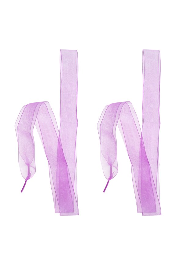1Pair Lavender Flat Shoelace Ribbon for Shoes Smooth Texture Stylish Sneaker Tie