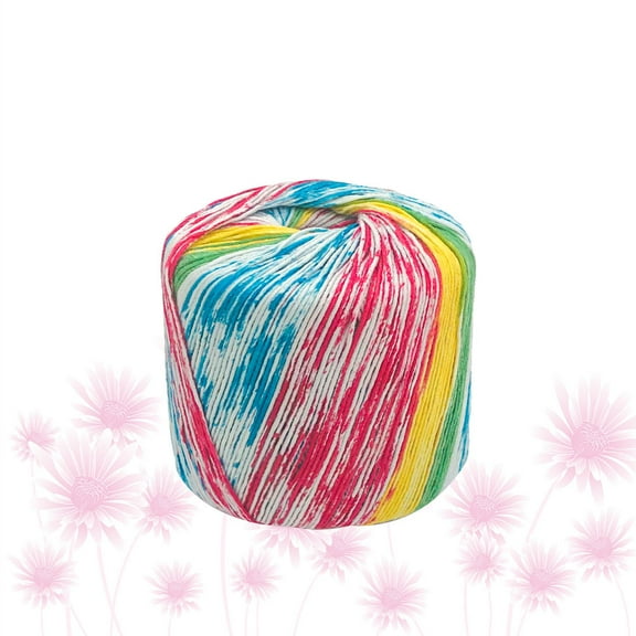 WRISTBIQUE Multicolor Cotton Yarn for Knitting Soft Thick Yarn for Hats Scarves Sweaters and Handmade Accessories