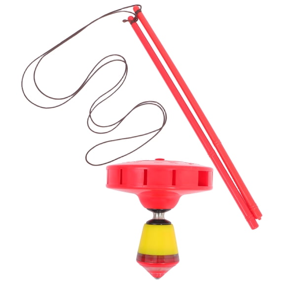 WRISTBIQUE 1 Set Beginner Diabolo Red Plastic for Shock Absorbing Skill Development in School Events