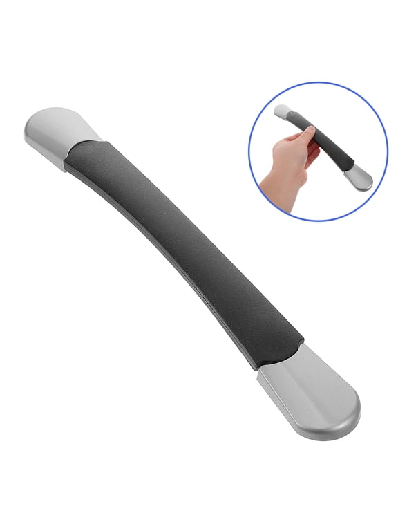 1Set Stylish Black Plastic Luggage Handle Replacement Durable Ergonomic Carry Grip
