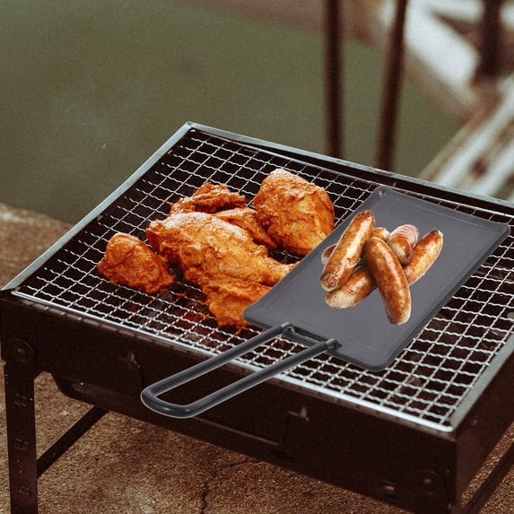 WRISTBIQUE Small Cast Iron Pan Grill - Mini Skillet for Cooking, Grilling, and Searing, 1 Piece Set