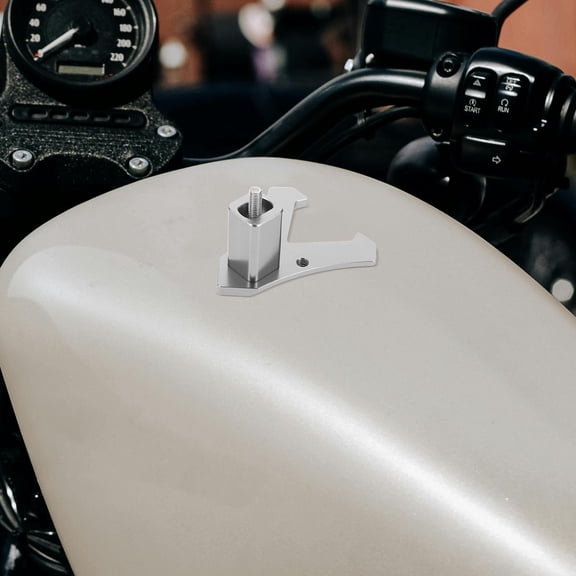 WRISTBIQUE Strong Load Capacity Motorcycle Bracket Hook Grey Aluminium 1Set