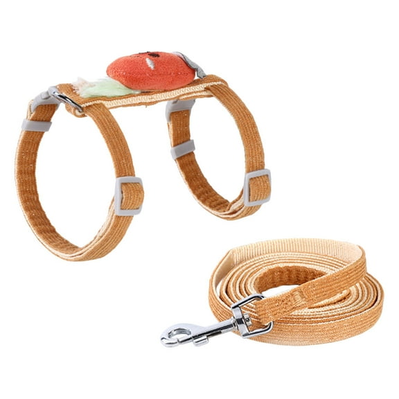 WRISTBIQUE 1 Set Nylon Cat Leash and Harness Cartoon Lightweight for Cat Owners