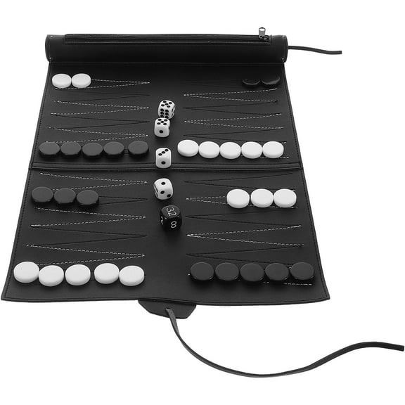 WRISTBIQUE 1 Set Outdoor Chessboard Games Supply Melamine Roll-Up Fun For Adults Travel