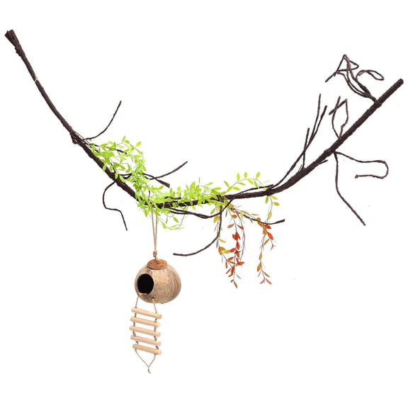 WRISTBIQUE 1 Set Reptile Tank Aquarium Decoration Accessory Realistic Design Lizard Climbing Vines for Office Desk Decor