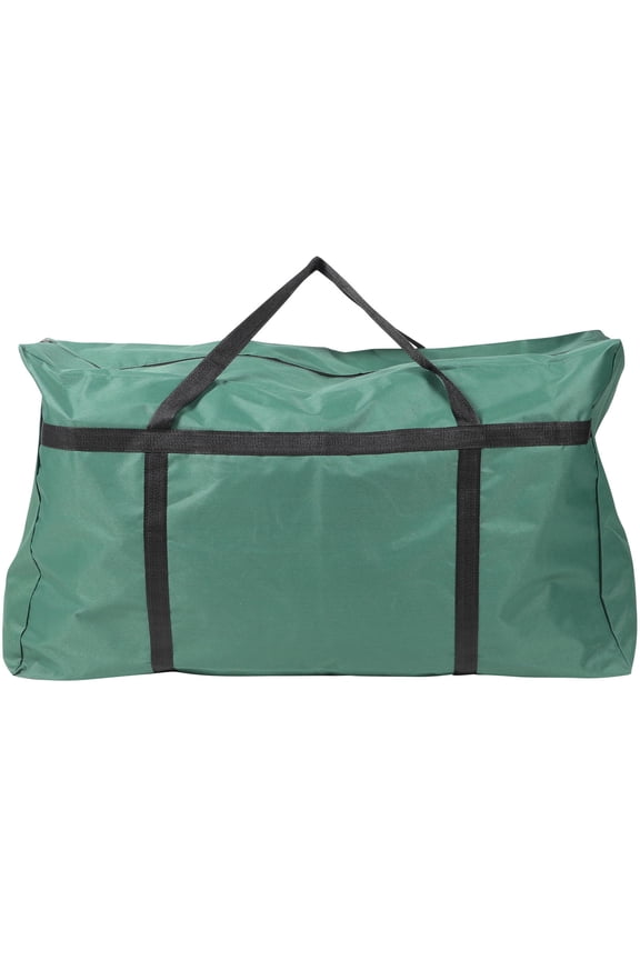 Large Capacity Storage Bag in Green Oxford Cloth, Organizer Pouch, 1 Set for Home and Travel