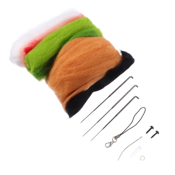 WRISTBIQUE Felt Animal Craft Kit, 1 Set Wool Assorted Colors for Projects, Kids & Family Bonding Activities