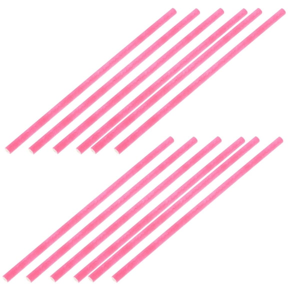 WRISTBIQUE 100Pcs Cake Paper Sticks for Lollipop and Cookie Decorations Not Easy to Snap for Children