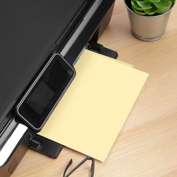 WRISTBIQUE 100pcs Self Adhesive Printer Paper Waterproof Paper Printable Vinyl for Business Users