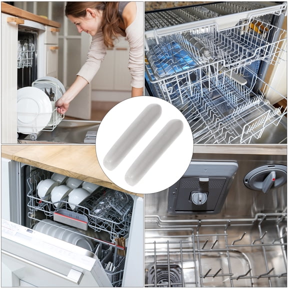 WRISTBIQUE 100Pcs Grey Dishwasher Rack Tip Caps Rubber Covers for Rust Prevention and Repair