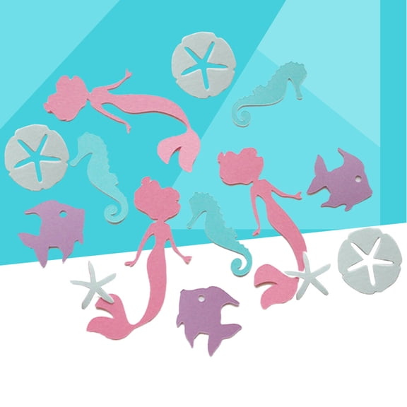 WRISTBIQUE 100Pcs Decorative Confetti in Assorted Colors Perfect for Birthday Wedding Parties