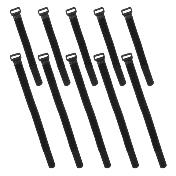 WRISTBIQUE Black Adjustable Bicycle Straps Durable Nylon for Secure Transport