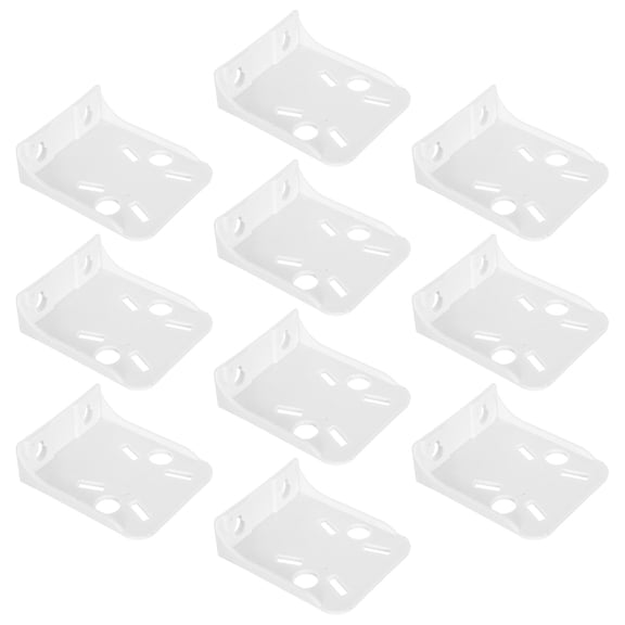 WRISTBIQUE 10Pcs White Plastic Water Purifier Brackets Wall Mount Stable Filter Holder for Home