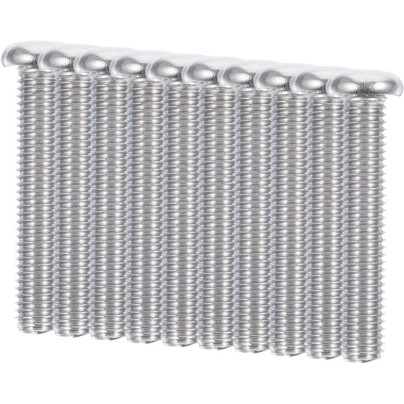 WRISTBIQUE 10pcs Security Screws for Hanging Large Objects Silver 304 Stainless Steel Universal Use