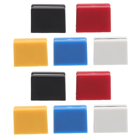 WRISTBIQUE 10pcs Fader Knob Accessories Fader Knob Cap Plastic Assorted Color for Audio Mixing