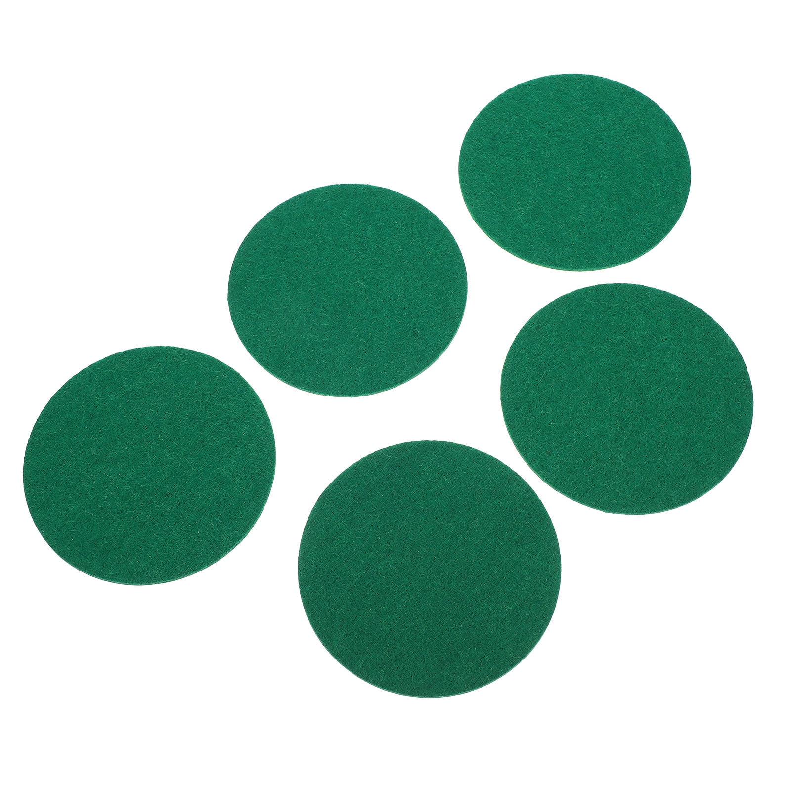 WRISTBIQUE 10Pcs Durable Polyester Fiber Air Hockey Pads for 2.4X2.4X0.08In