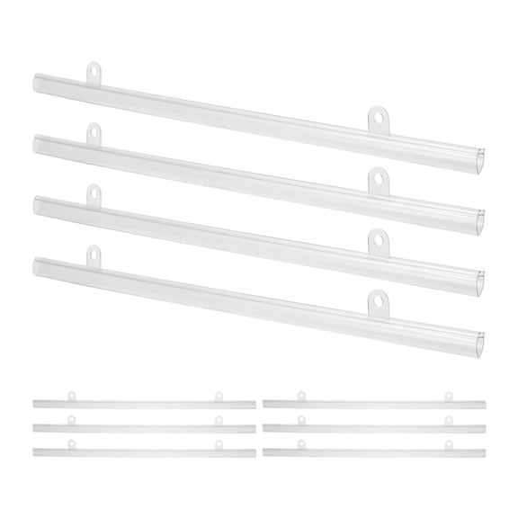 WRISTBIQUE 10Pcs PVC Rail Poster Frame Hanger for Hanging Paintings in Classrooms