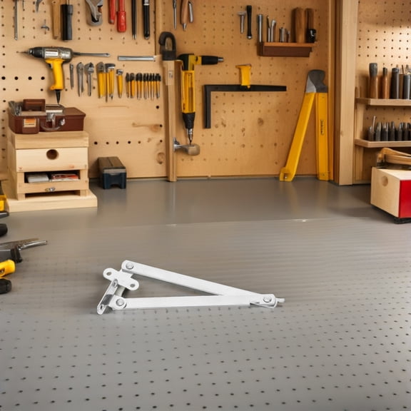 WRISTBIQUE 10Pcs Slide Hinges Silver for Cabinet Furniture Space-saving Storage Solutions