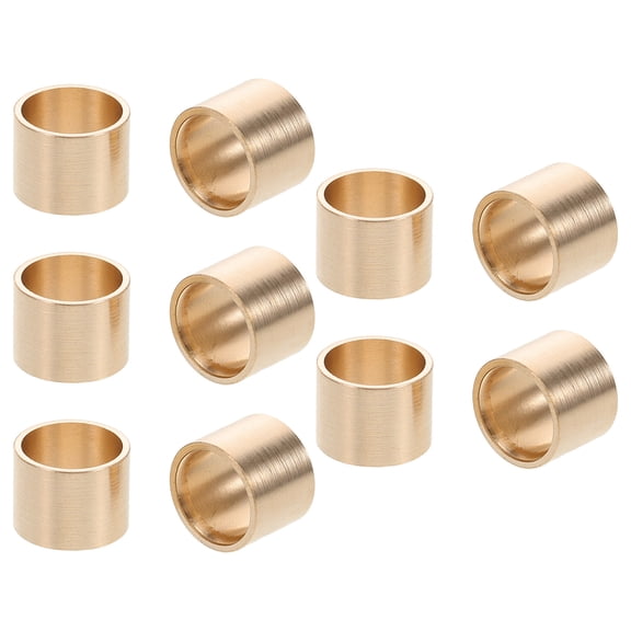 WRISTBIQUE 10pcs Billiard Cue Parts Copper Ferrules for Billiards Tools and Equipment