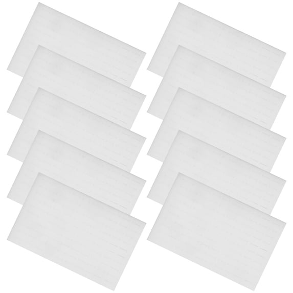 WRISTBIQUE Set of 10 White Jewelry Box Sponge Inserts, Simple Design for Display and Storage, and Soft