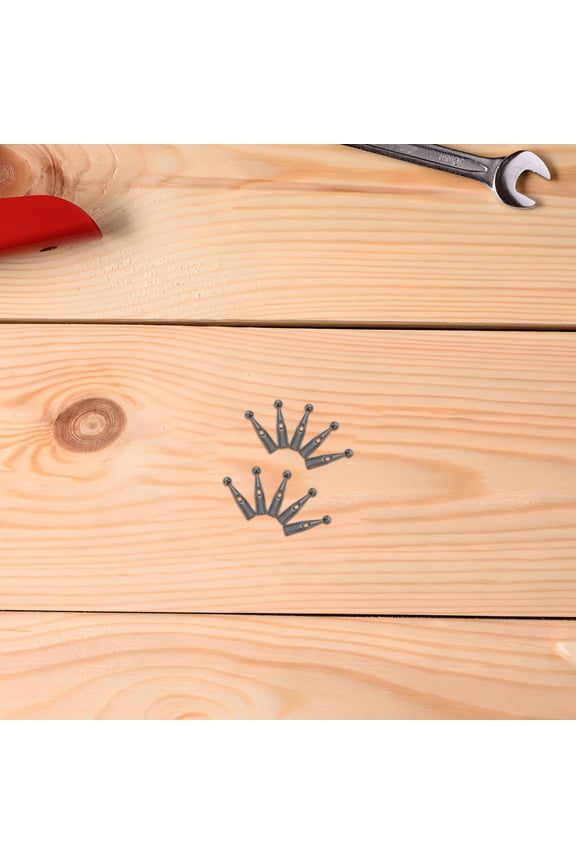 10Pcs Black Metal Umbrella Tip Components for Rain and Sun Umbrella Repair