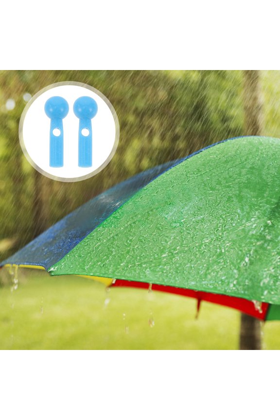 10pcs Sun Umbrella Tip Covers Replacement Umbrella Tail Beads Plastic