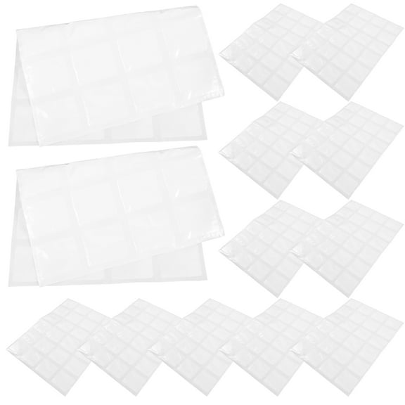 WRISTBIQUE 120Pcs Bulk Ice Packs Transparent Pe Cold Chain Transport Camping Barbecues General Users