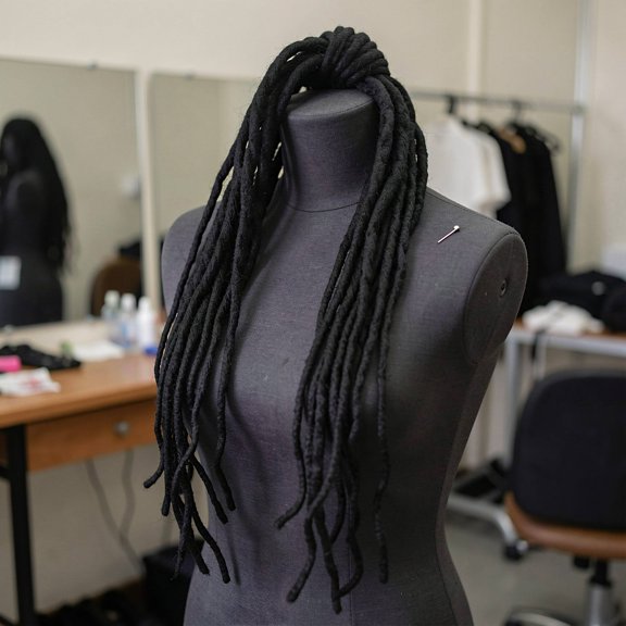 WRISTBIQUE 12Pcs Black Crochet Braids Hair Extension with Soft Synthetic Locs for Home Styling
