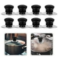 thumbnail image 1 of WRISTBIQUE Lid Handle Black Plastic Anti-Scald for Cookware 12Pcs, 1 of 8