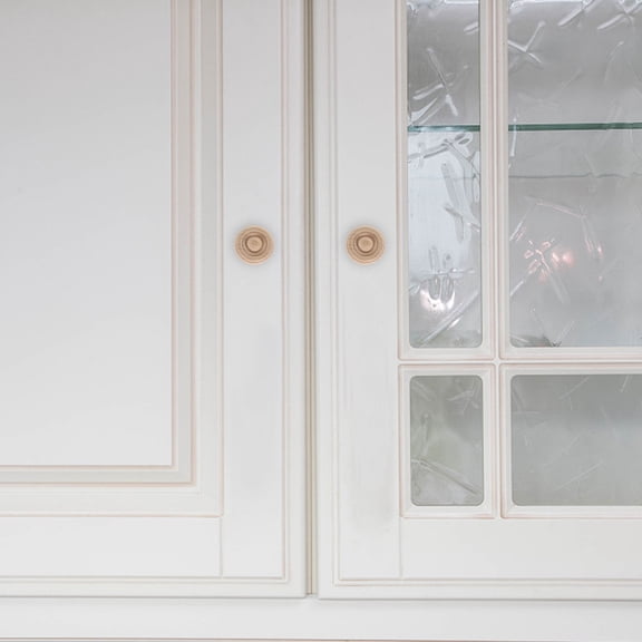 WRISTBIQUE 12Pcs Dresser Pulls For Cabinets Khaki Wooden For Boho Decor