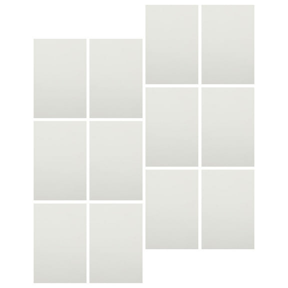WRISTBIQUE 12Pcs Sublimation Aluminum Metal Blanks for Photo Frames Wall Poster Signs White