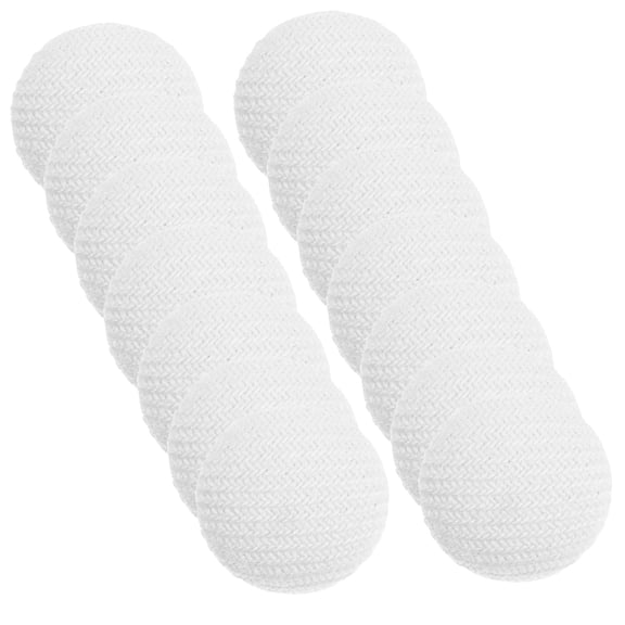 WRISTBIQUE 15Pcs White Satin Covered Buttons for Bridal Gowns Tuxedo Suits Sewing