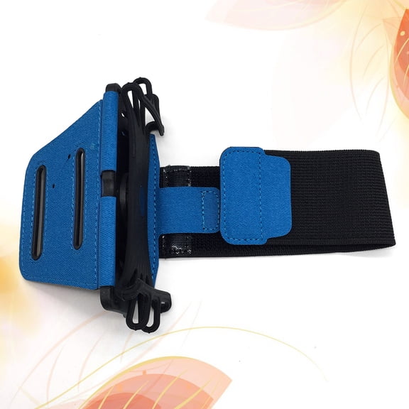 WRISTBIQUE Sports Running Armband Cell Phone Arm Holder Blue 1Pcs