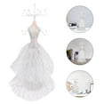 thumbnail image 1 of WRISTBIQUE 1Pack Classic Mini Mannequin Design Gypsum Jewelry Stand for Necklace Display Rack Silver 12.18x3.54x3.54in, 1 of 8