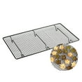 thumbnail image 1 of WRISTBIQUE 1Pack Cooling Rack For Baking Rectangular Grid Pattern Black Stainless Steel Cookies, 1 of 4