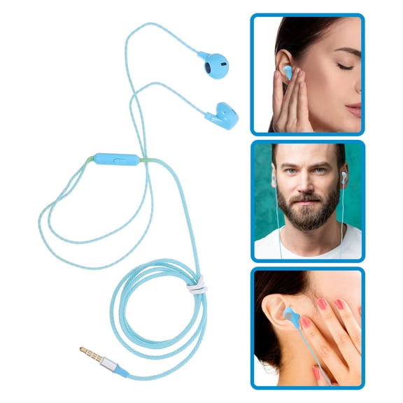 WRISTBIQUE 1Pack In-Ear Earbuds Headphone with Noise Cancelling and Built-in Microphone for Universal Users