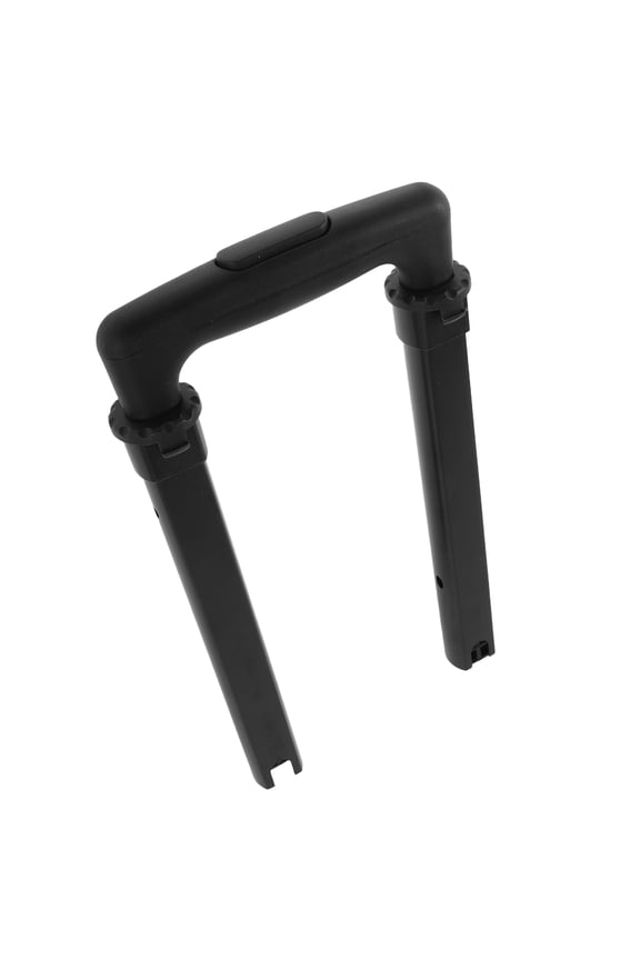 Sturdy Metal Telescoping Handle for Luggage Black High Strength Hardware