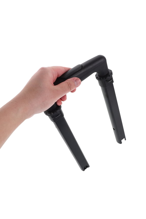 Sturdy Metal Telescoping Handle for Luggage Black High Strength Hardware