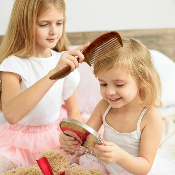 WRISTBIQUE Comb Sandalwood Anti-Static 1Set 7.86X1.97X0.39in